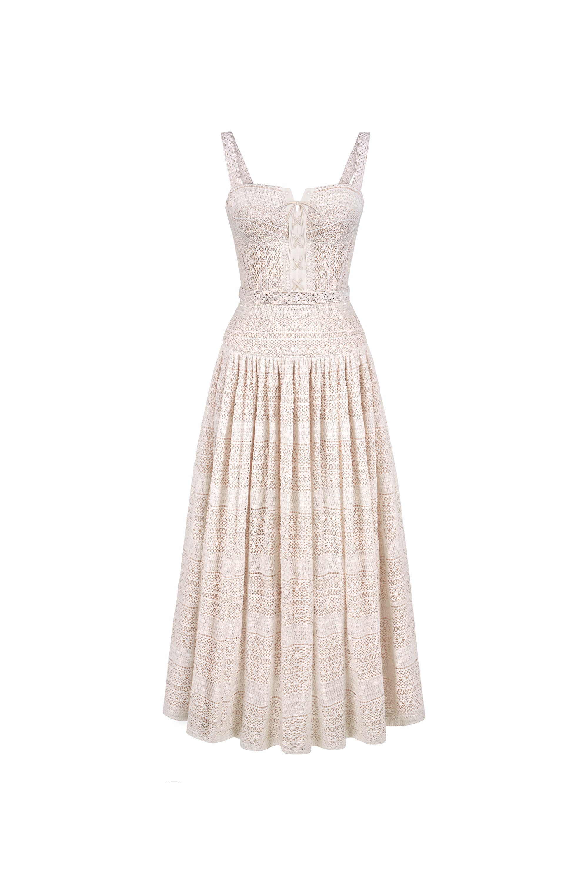 Lúcia Nude A-Line Dress Beige / L
