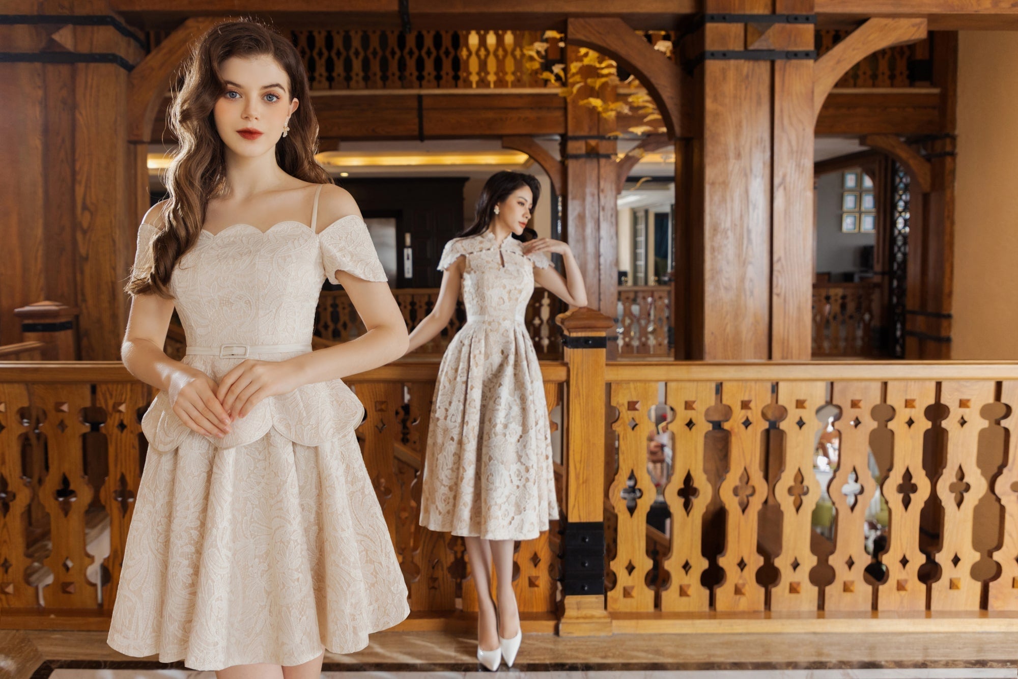 ELEGANCE WITH ALLURE, JUST LIKE A BRITISH LADY, WITH THE ESTELLE DRESS DESIGN