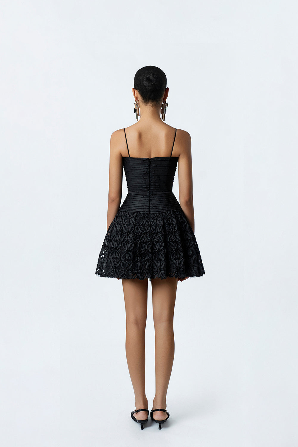 Althea Black A-Line Dress Black / L