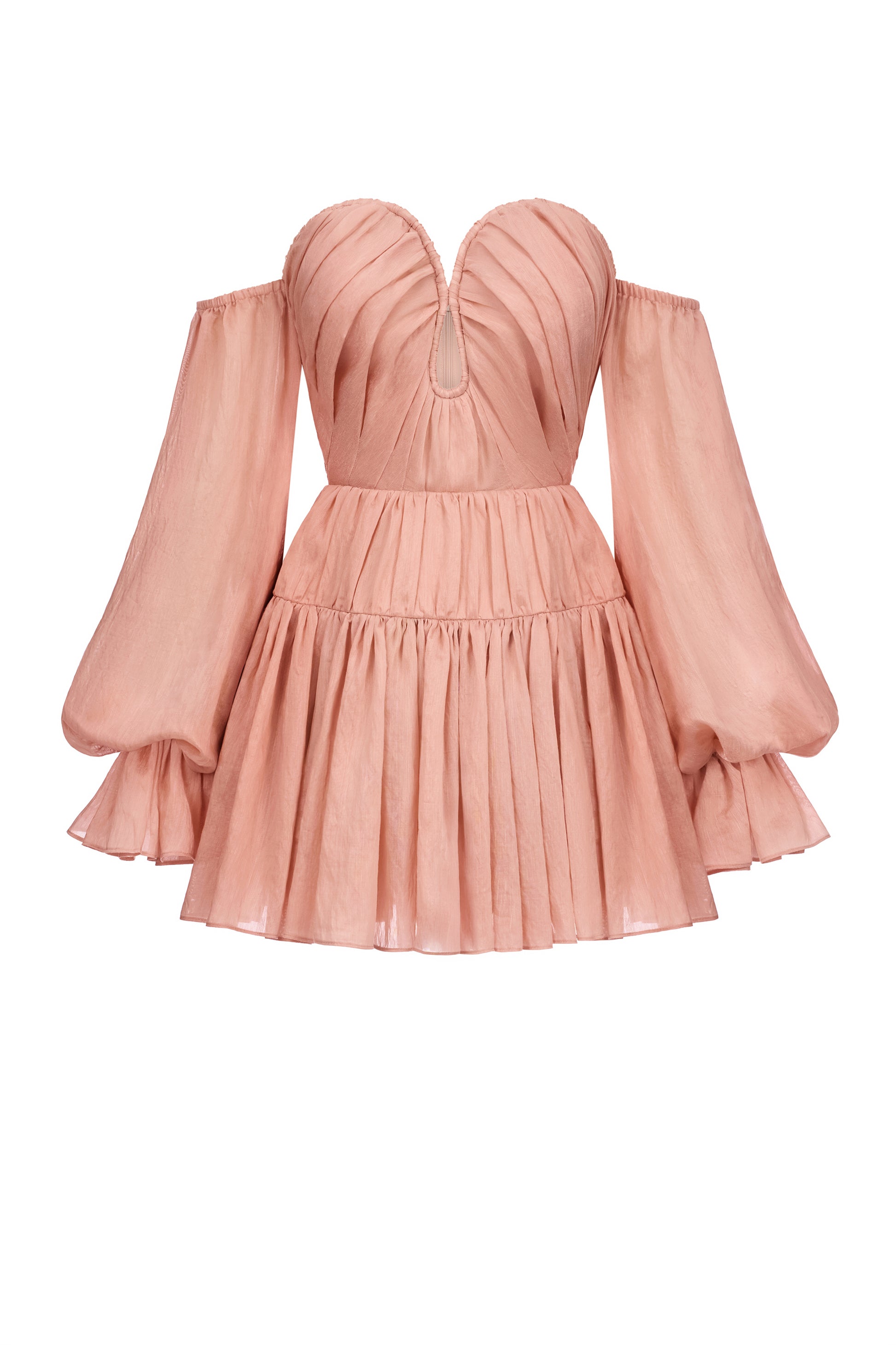 pastel coral dress T711 Pastel Coral Amoris