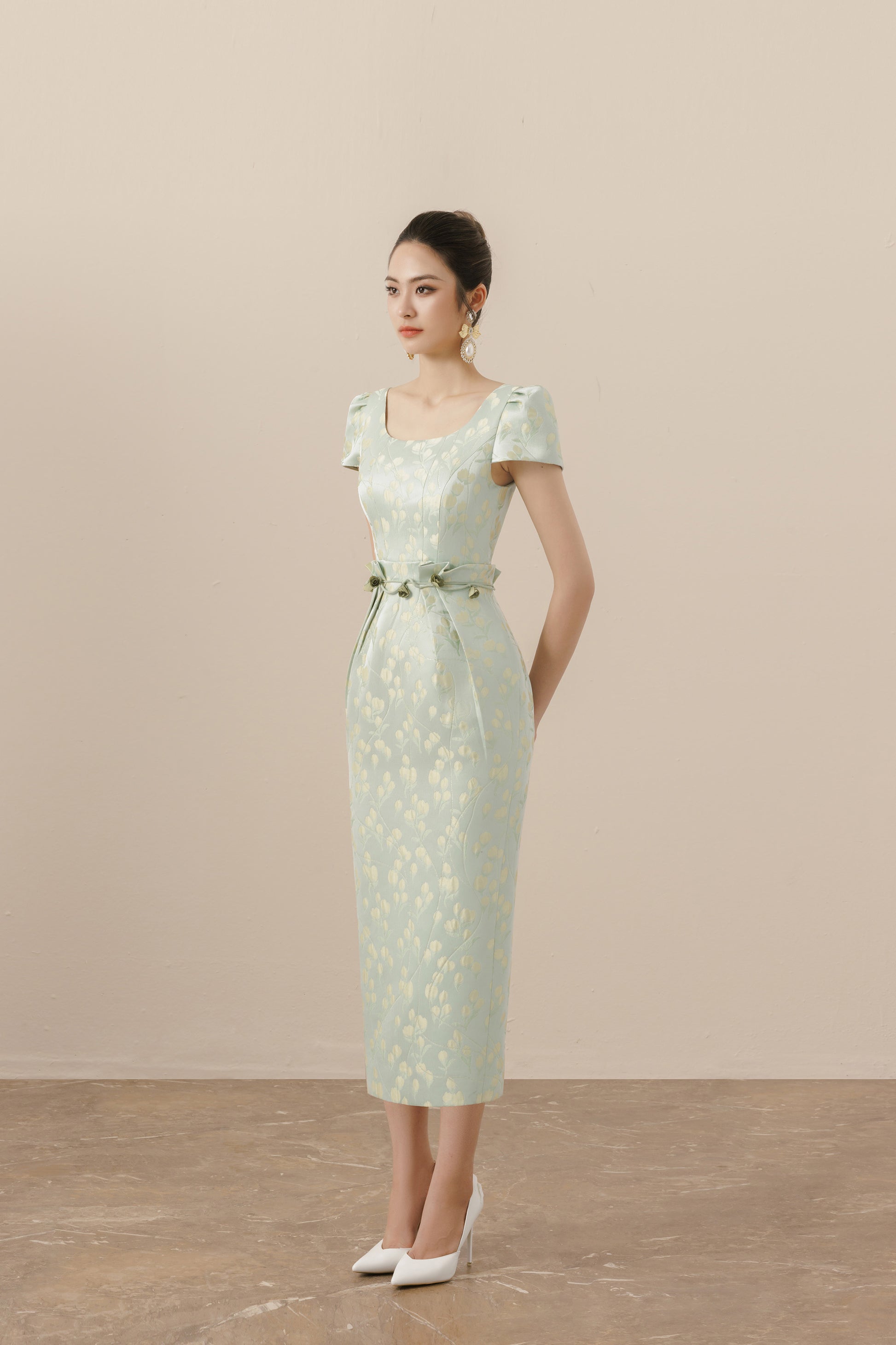 pastel pencil dress The Pastel Pencil! Pastel Pink Body Fit Dress Adorable Me