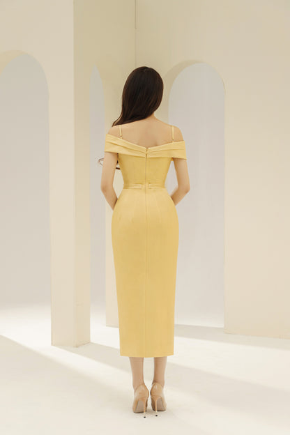 Madalena Dress - Yellow