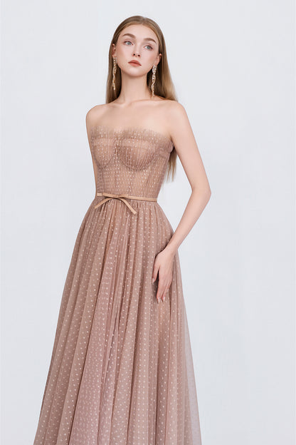 Doriss Dress - Detail Close-Up Mesh Fabric by DeTHEIA