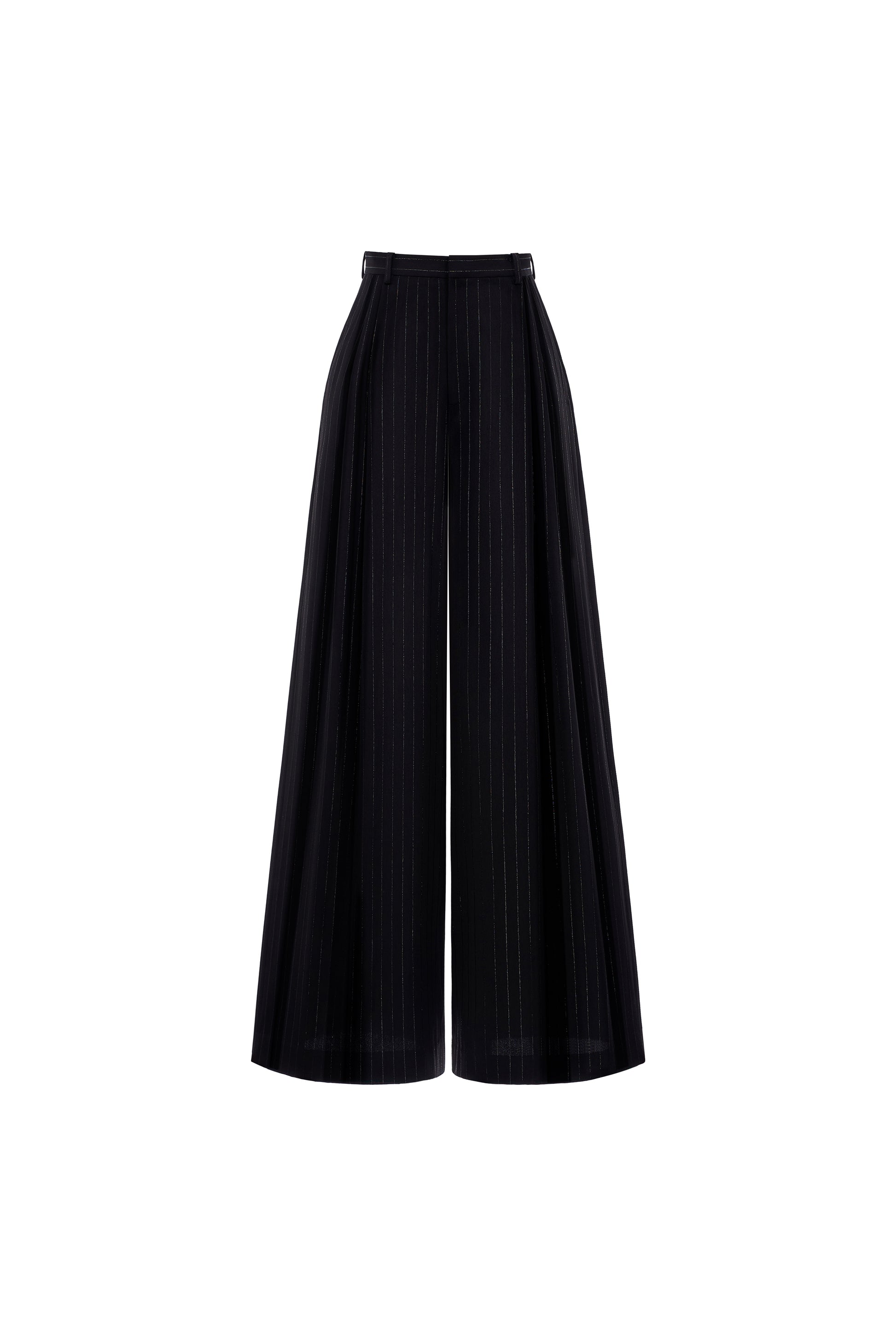 Finette Trousers - Black Tweed Trousers by DeTHEIA