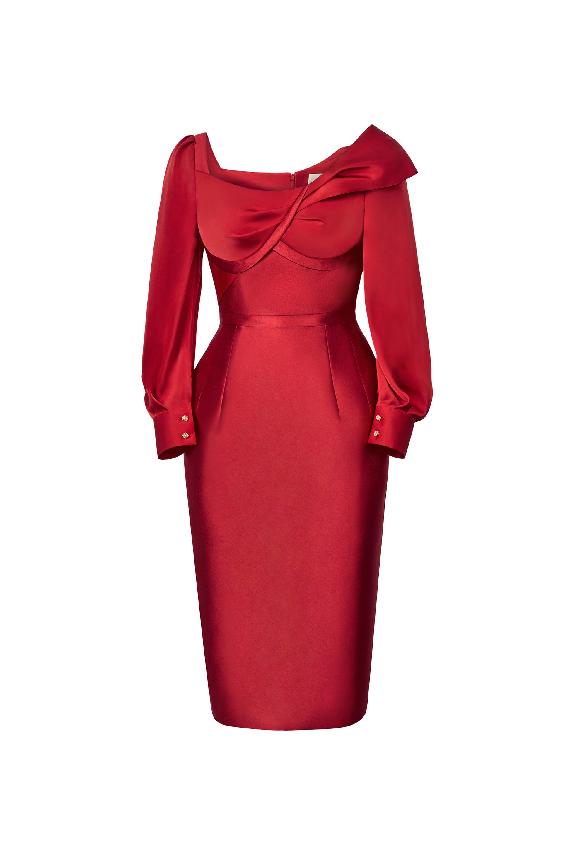 elegant pencil dresses Women's Plus Size Vintage Bodycon Pencil Dress Elegant Long Sleeve Ruffle Hem Split for Party Business Dresses Black at Amazon Women's Clothing store