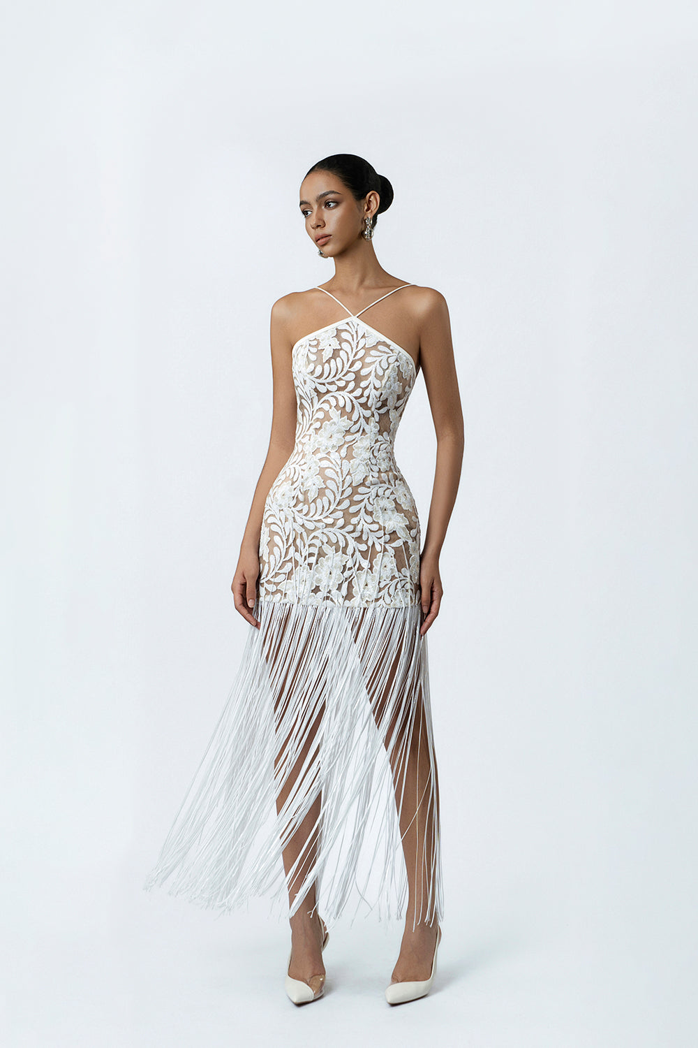 Iris Dress - White / L Iris Dress - White / L