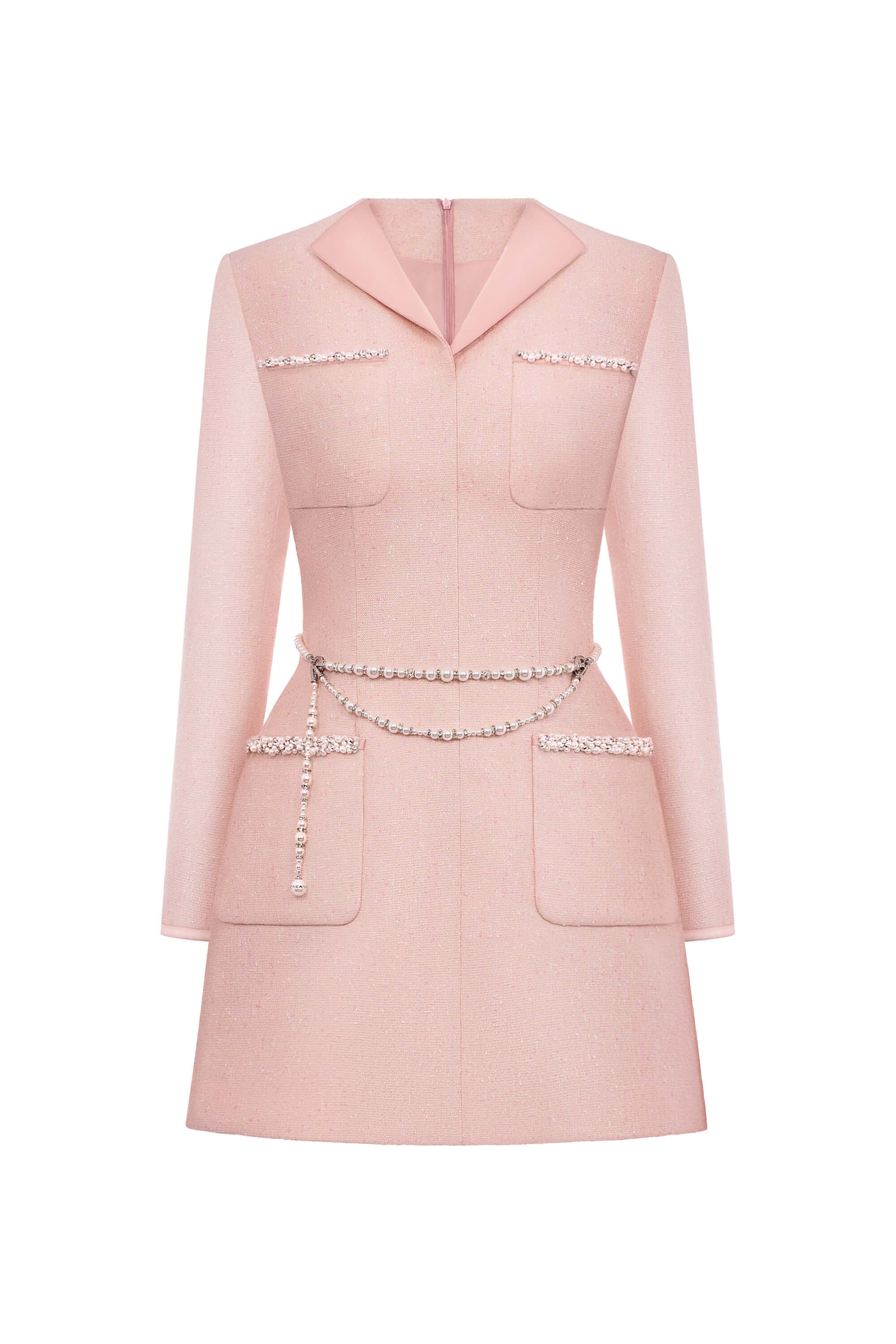 Misti Pink A-Line Mini Dress Pink / M
