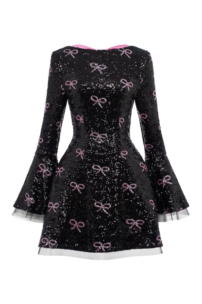 Moulin Dress - Black Silk Dress by DeTHEIA