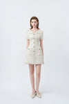 white sailor-collar mini dress, DeTHEIA De Nona Cometa