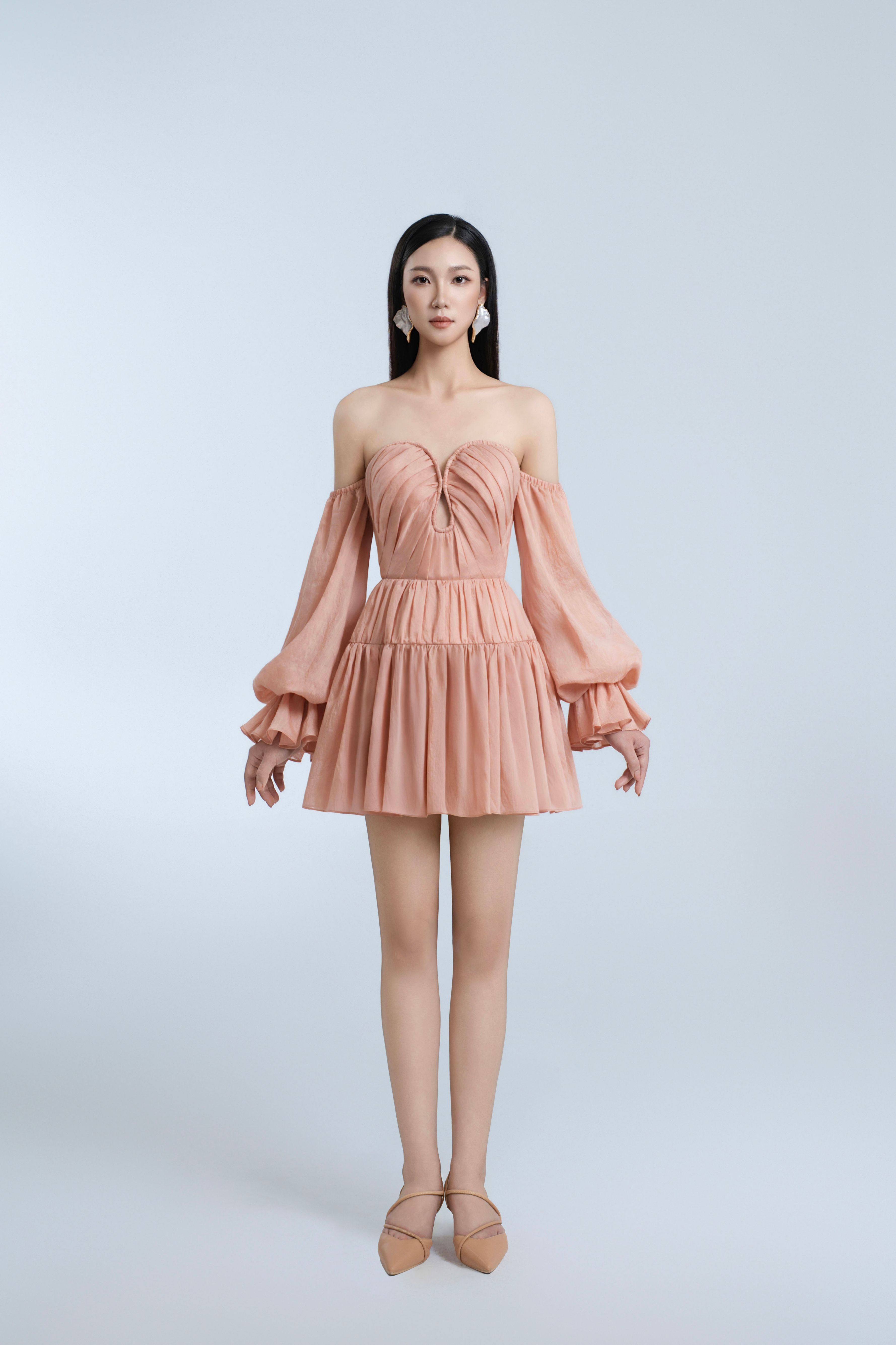 Ari Dress - Coral