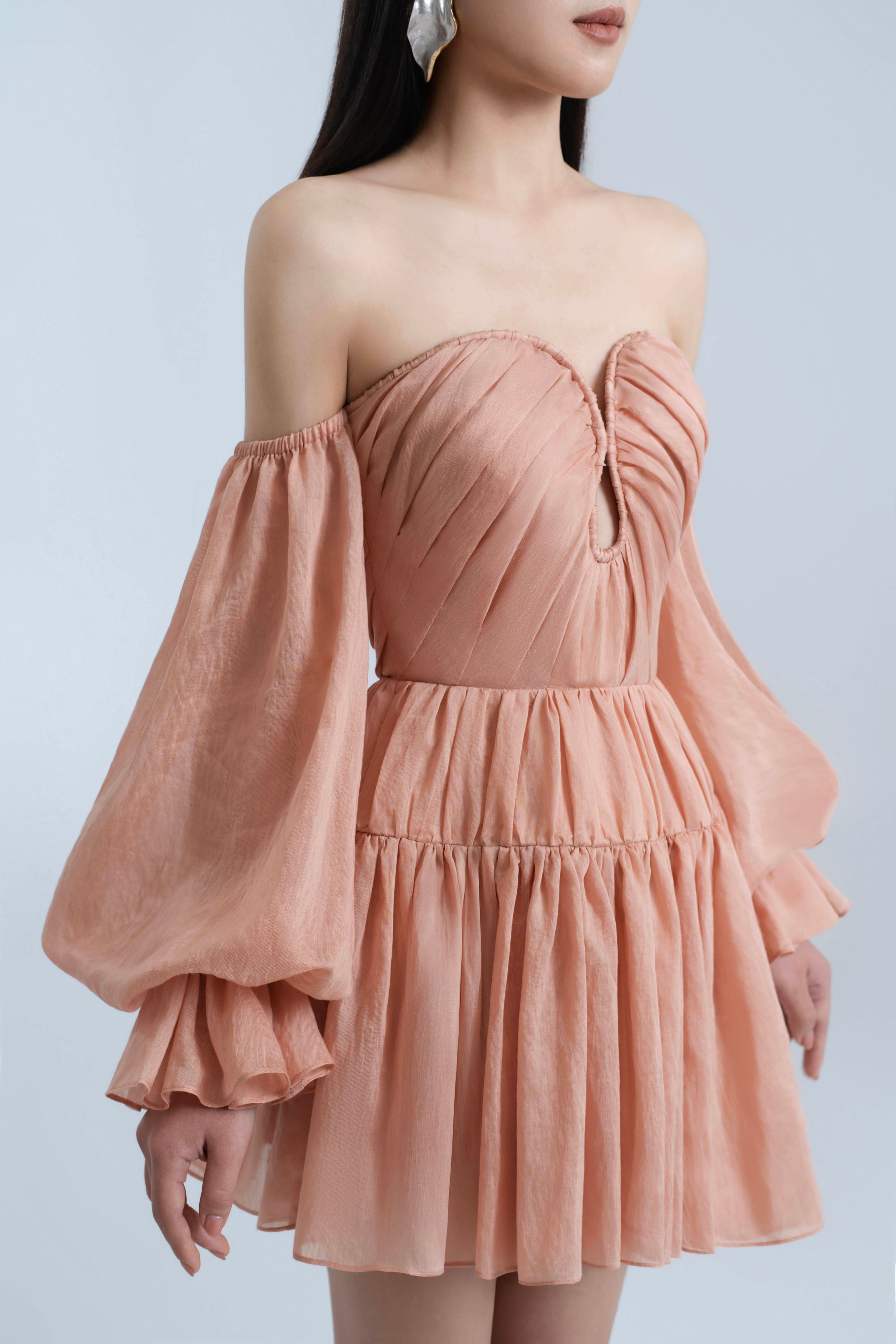 Ari Dress - Coral