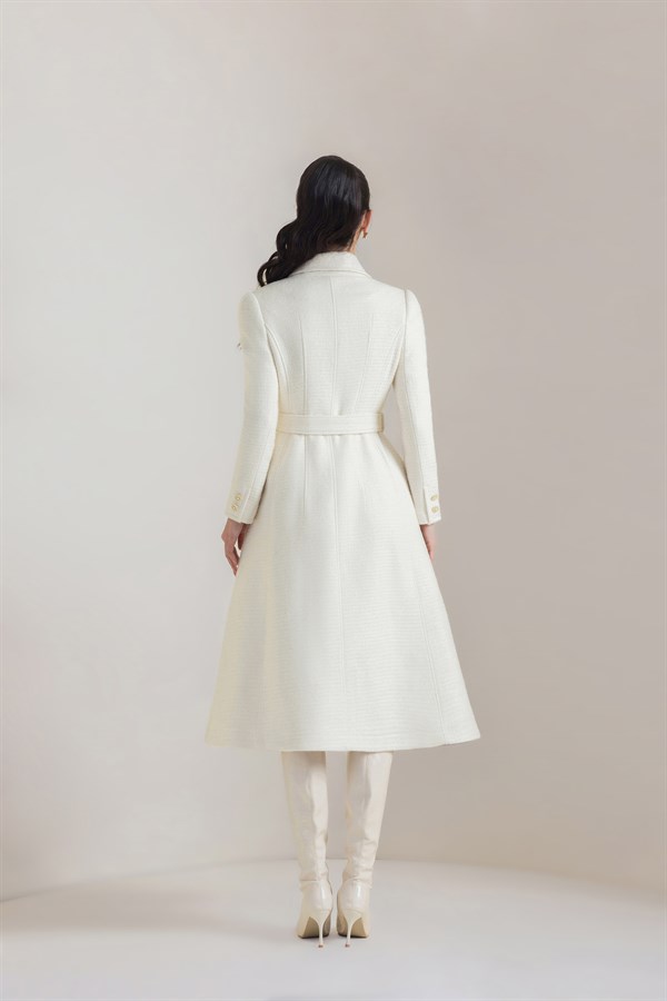 Mona Louise Coat - White