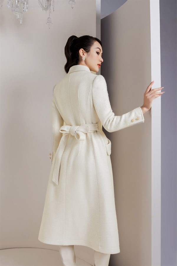 Mona Louise Coat - White